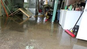 water damage garage repair
