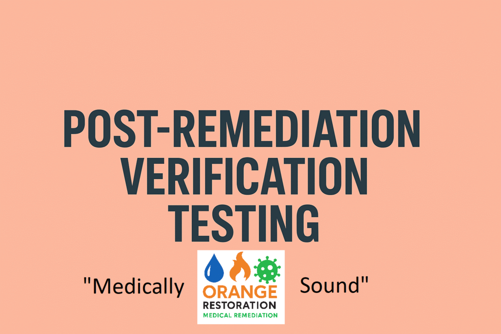 Failure Of Traditional Post-Remediation Verification Testing 2 Post-remediation verification testing being conducted to assess whether a home meets medically sound and cirs-safe remediation standards for san diego homeowner.